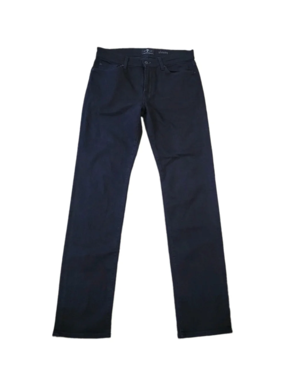 Seven For All Mankind LUXE PERFORMANCE Slimmy Black Jeans Size 32/34 Men's